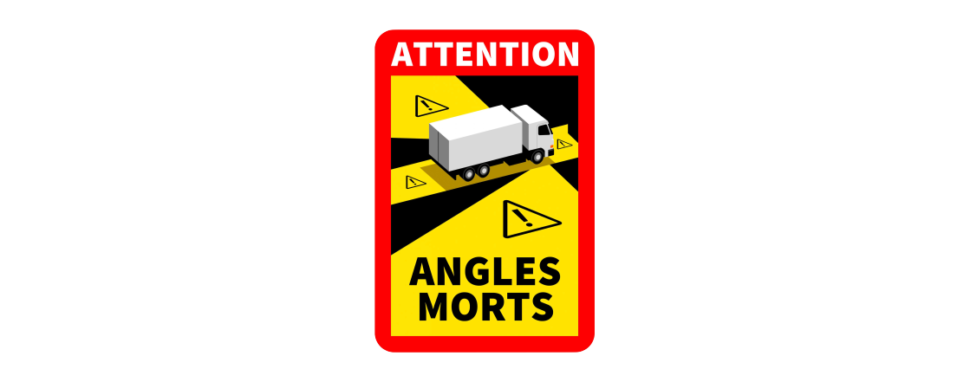 Наклейка ANGLES MORTS